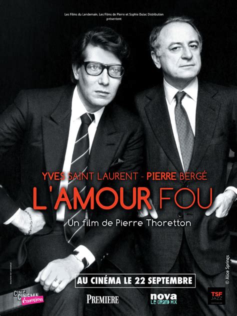 yves saint laurent l'amour fou 2010|yves saint laurent relationship.